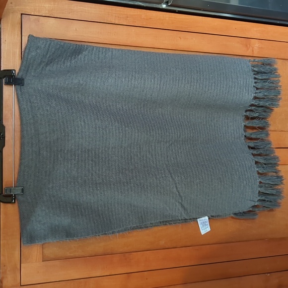 West Elm Gray Throw Blanket